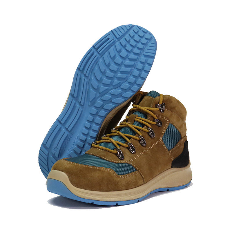 Kauçuk Dış Taban Süet Naylon Kumaş İş Ayakkabısı